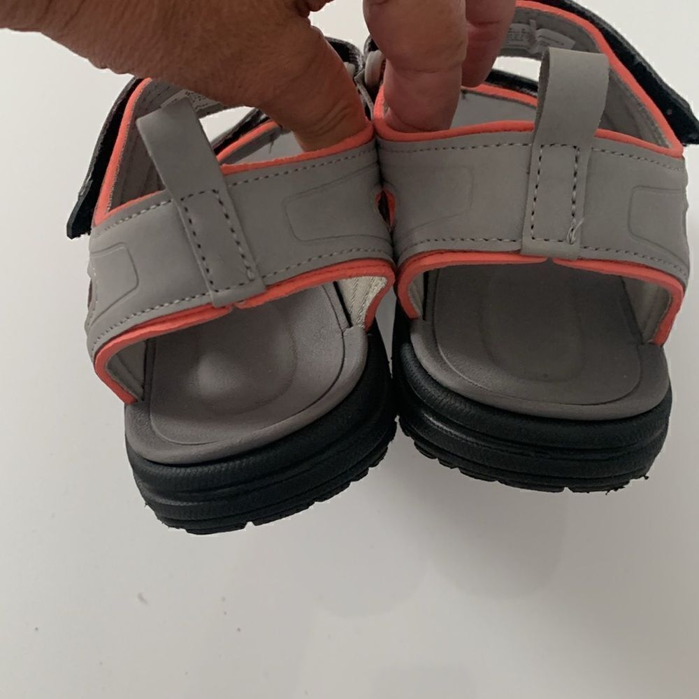 NWT Northside Lightweight Flexible Water Resistant Gray Pink Sandals Size 8 - Picture 4 of 12